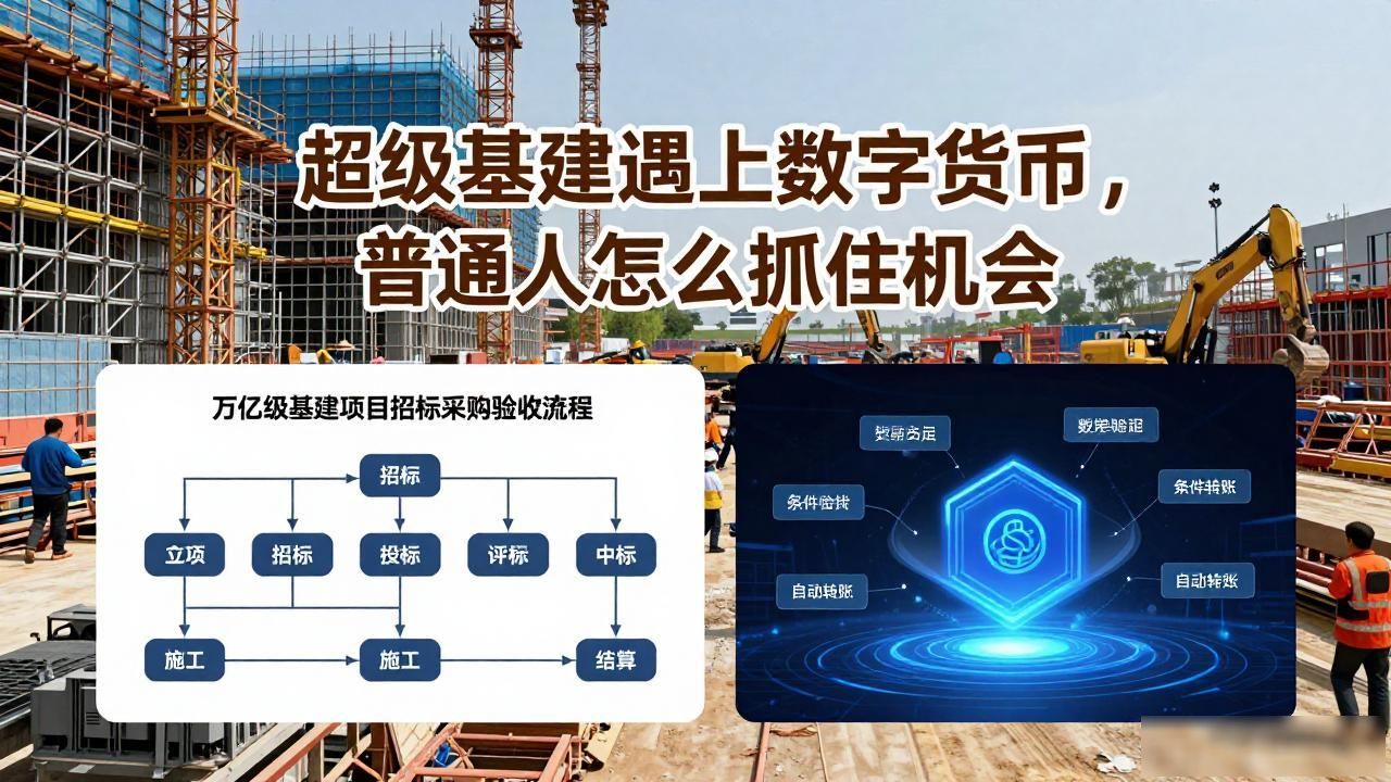 超级基建遇上数字货币，普通人怎么抓住机会