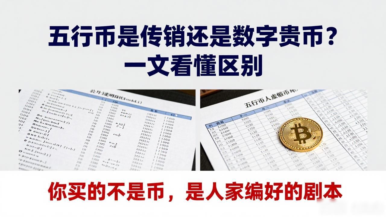 五行币是传销还是数字货币？一文看懂区别