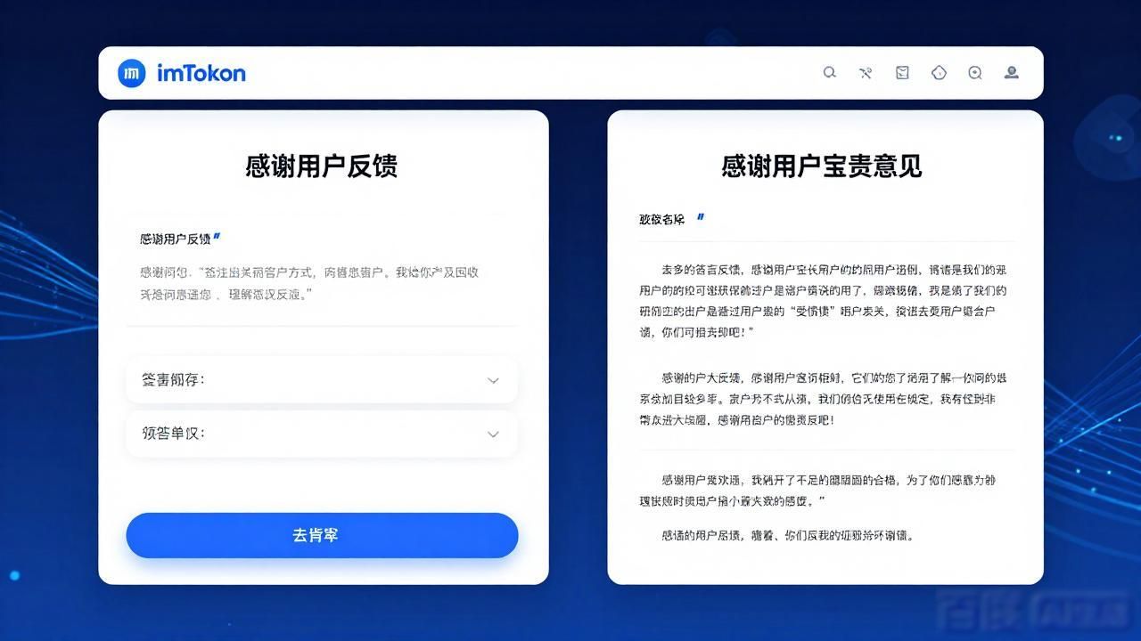 imToken官网用户反馈怎么看？官方改进方式全解析