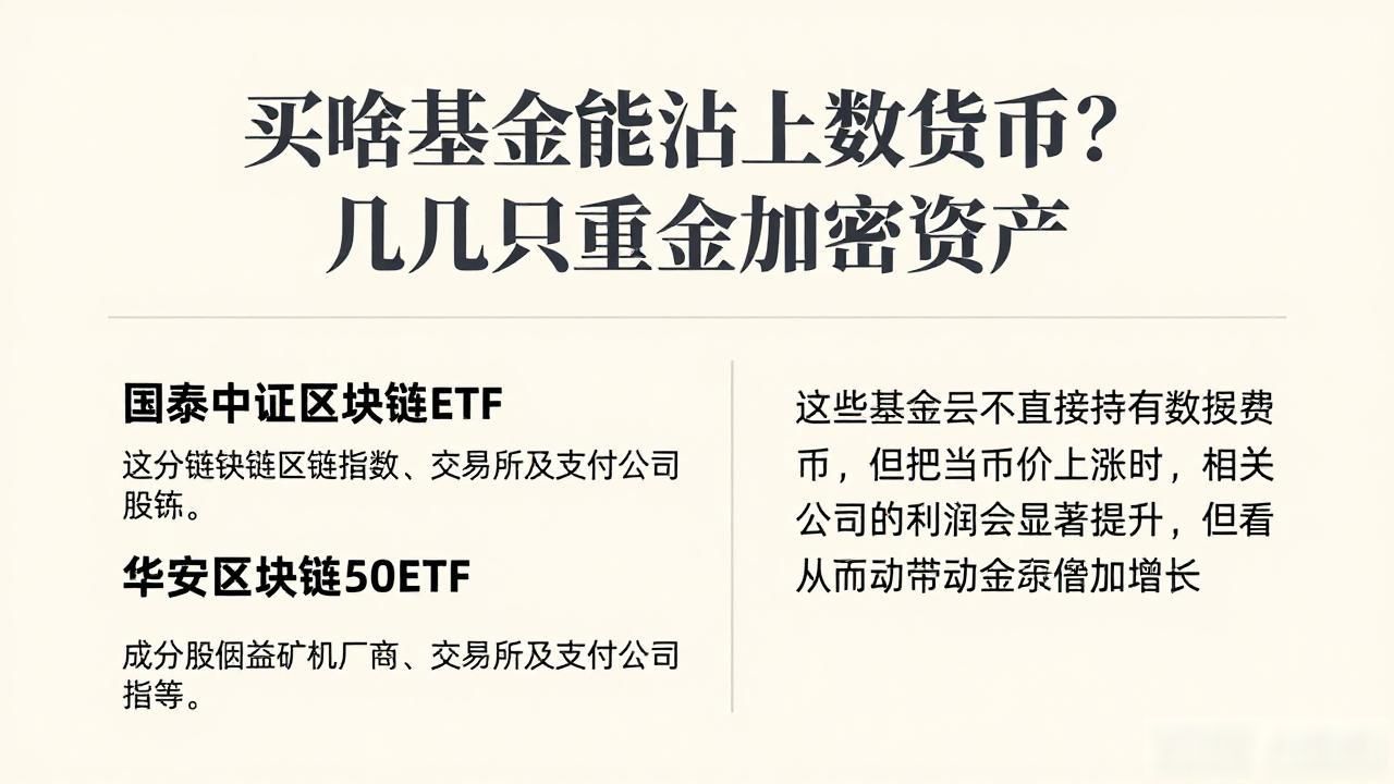 买啥基金能沾上数字货币？这几只重仓加密资产