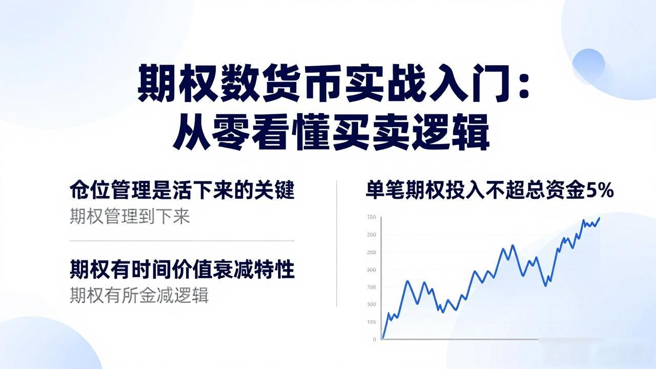 期权数字货币实战入门：从零看懂买卖逻辑
