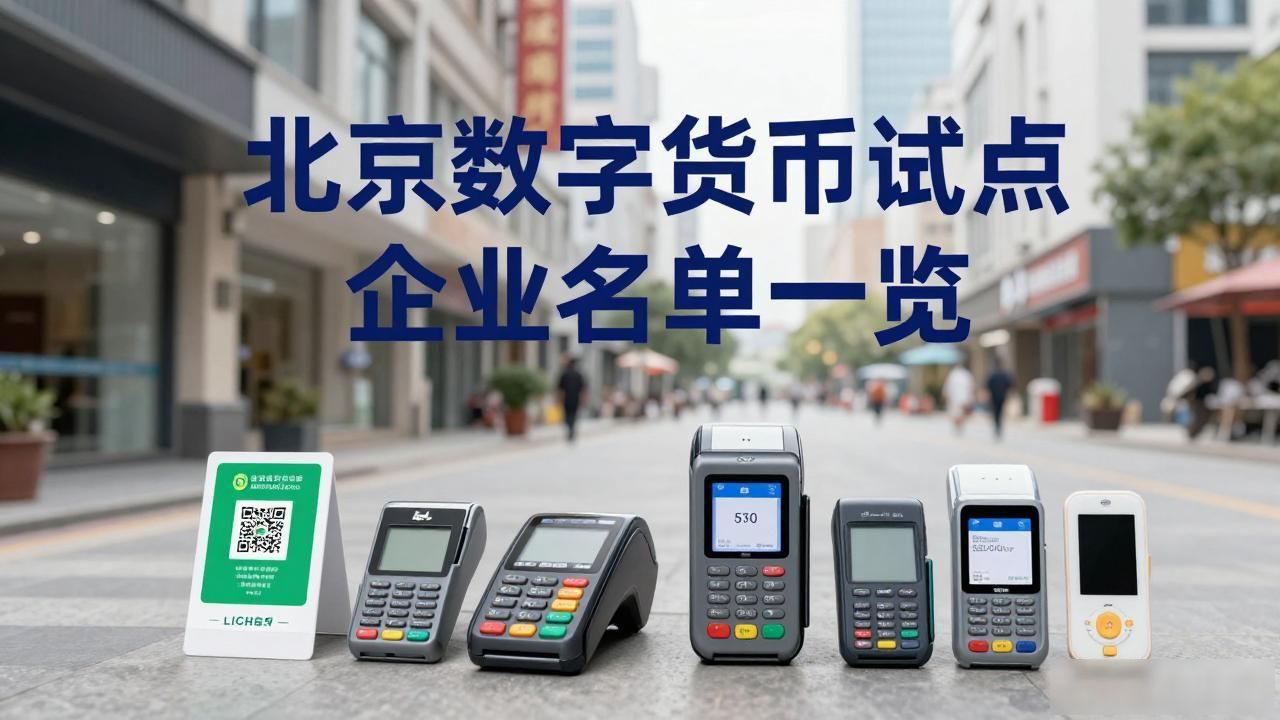 北京数字货币试点企业名单一览