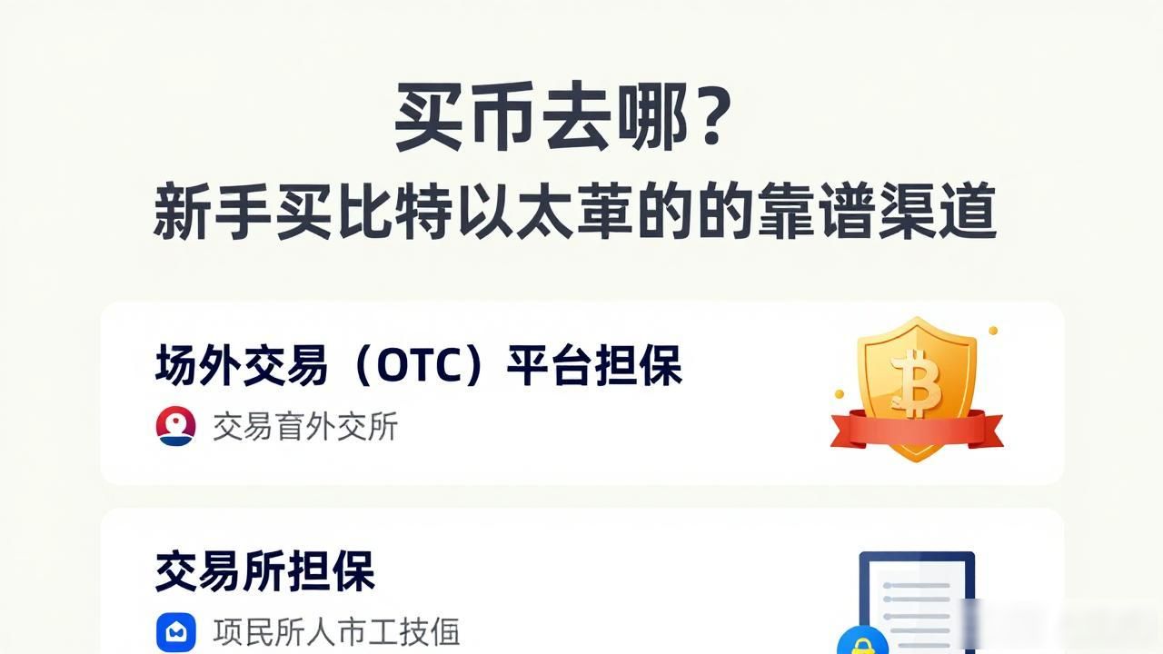 买币去哪？新手买比特币以太坊的靠谱渠道