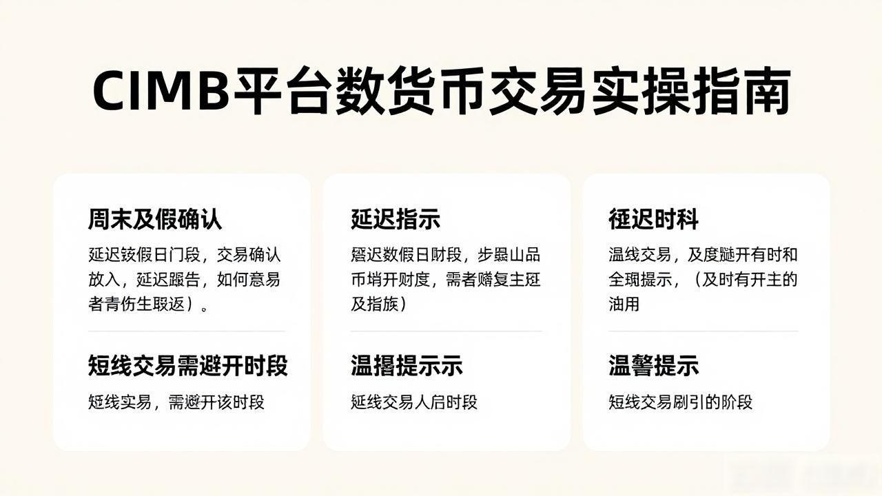 CIMB平台数字货币交易实操指南