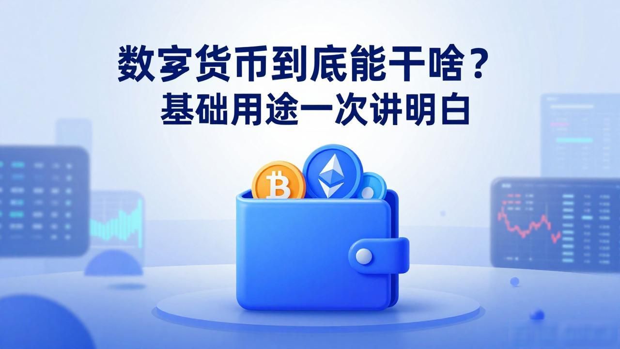 数字货币到底能干啥？基础用途一次讲明白