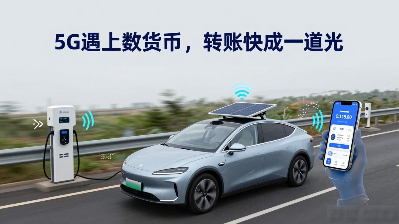 5G遇上数字货币，转账快成一道光
