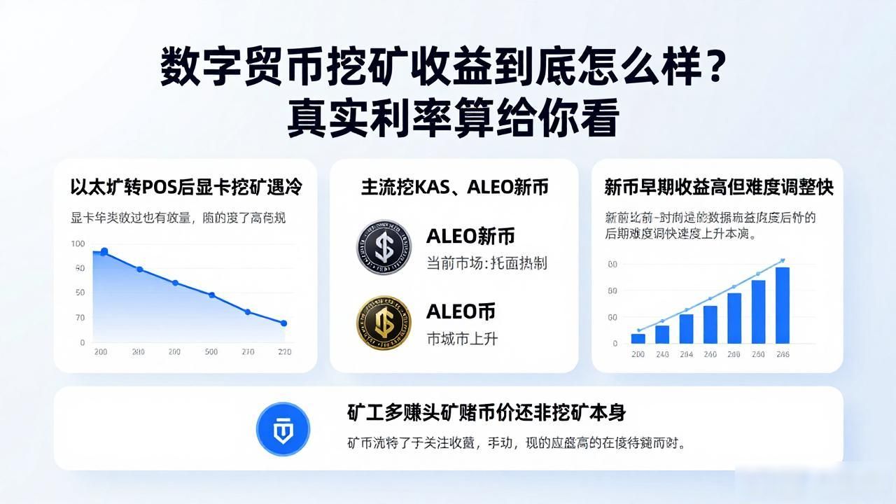 数字货币挖矿收益到底怎么样？真实利率算给你看