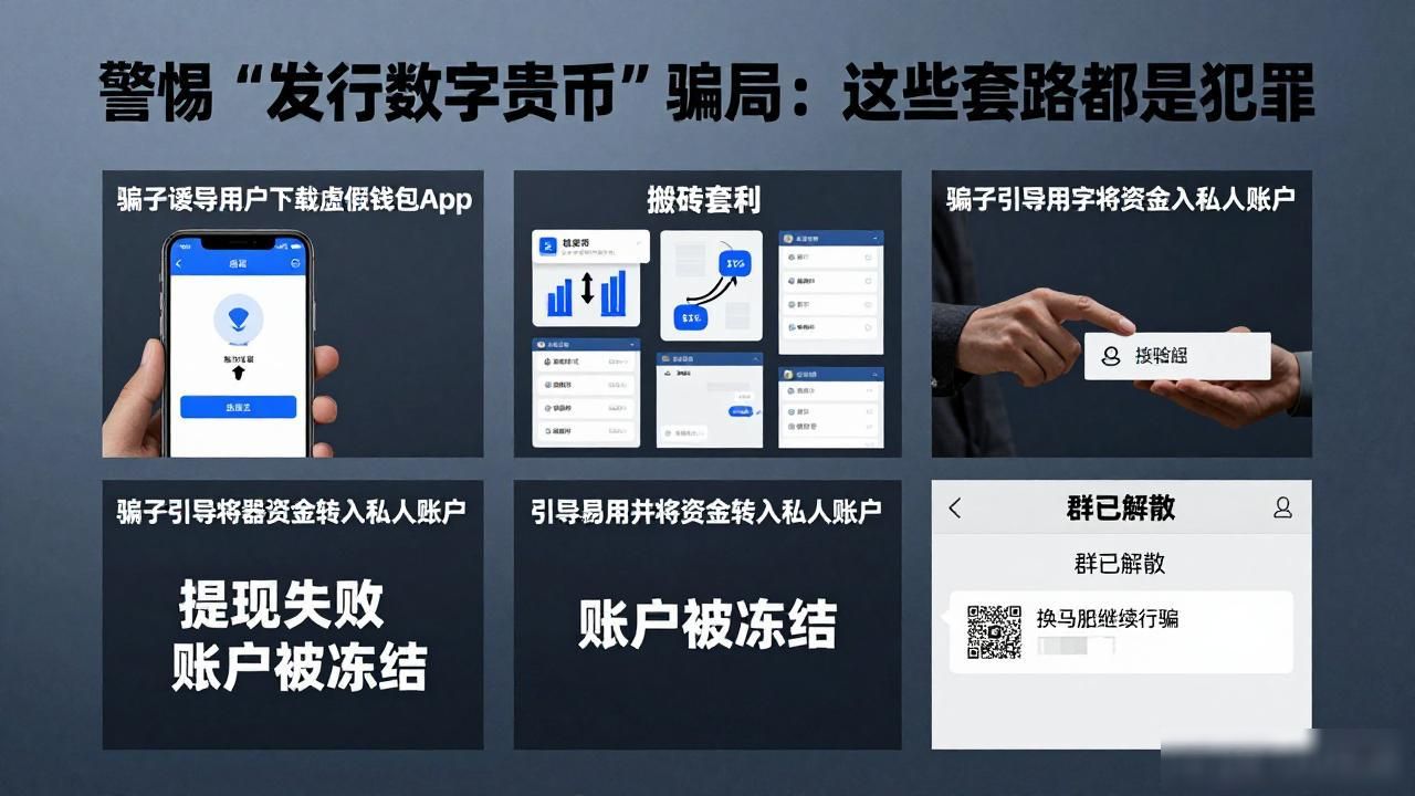 警惕“发行数字货币”骗局：这些套路都是犯罪