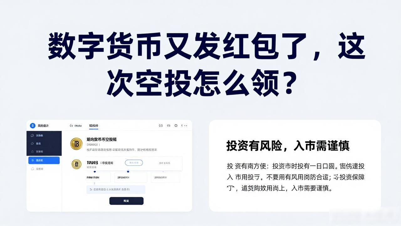 数字货币又发红包了，这次空投怎么领？