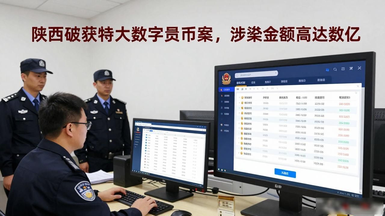 陕西破获特大数字货币案，涉案金额高达数亿