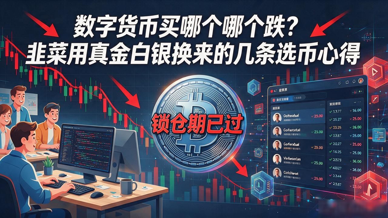 数字货币买哪个哪个跌？韭菜用真金白银换来的几条选币心得