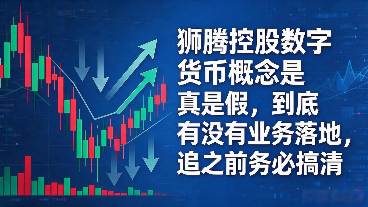 狮腾控股数字货币概念是真是假，到底有没有业务落地，追之前务必搞清