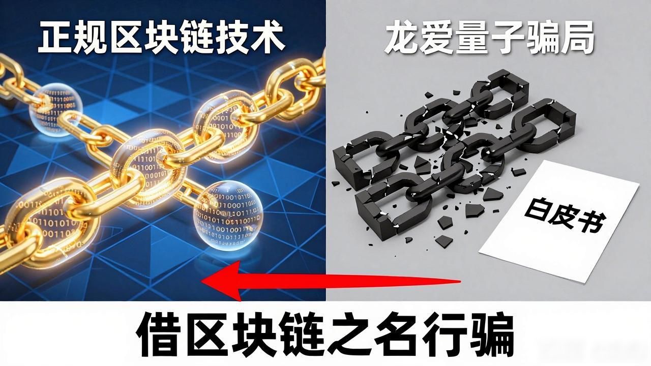 龙爱量子骗局揭秘：区块链外衣下的资金盘真相