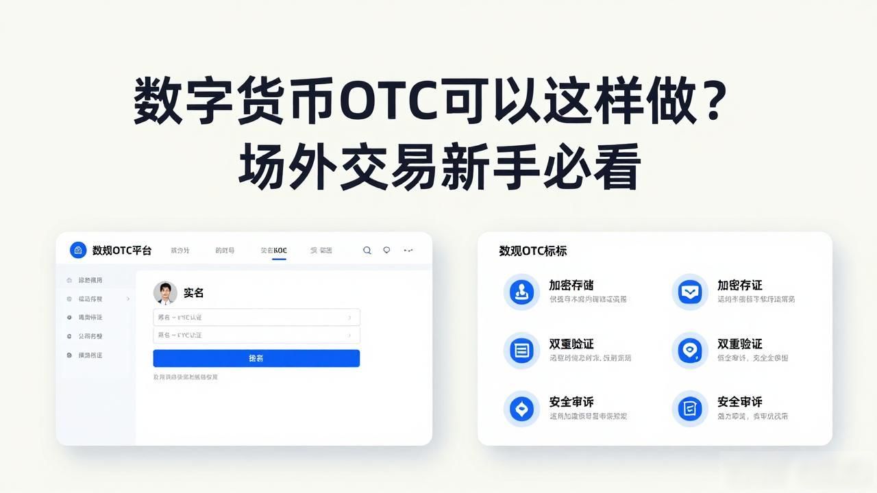 数字货币OTC可以这样做？场外交易新手必看