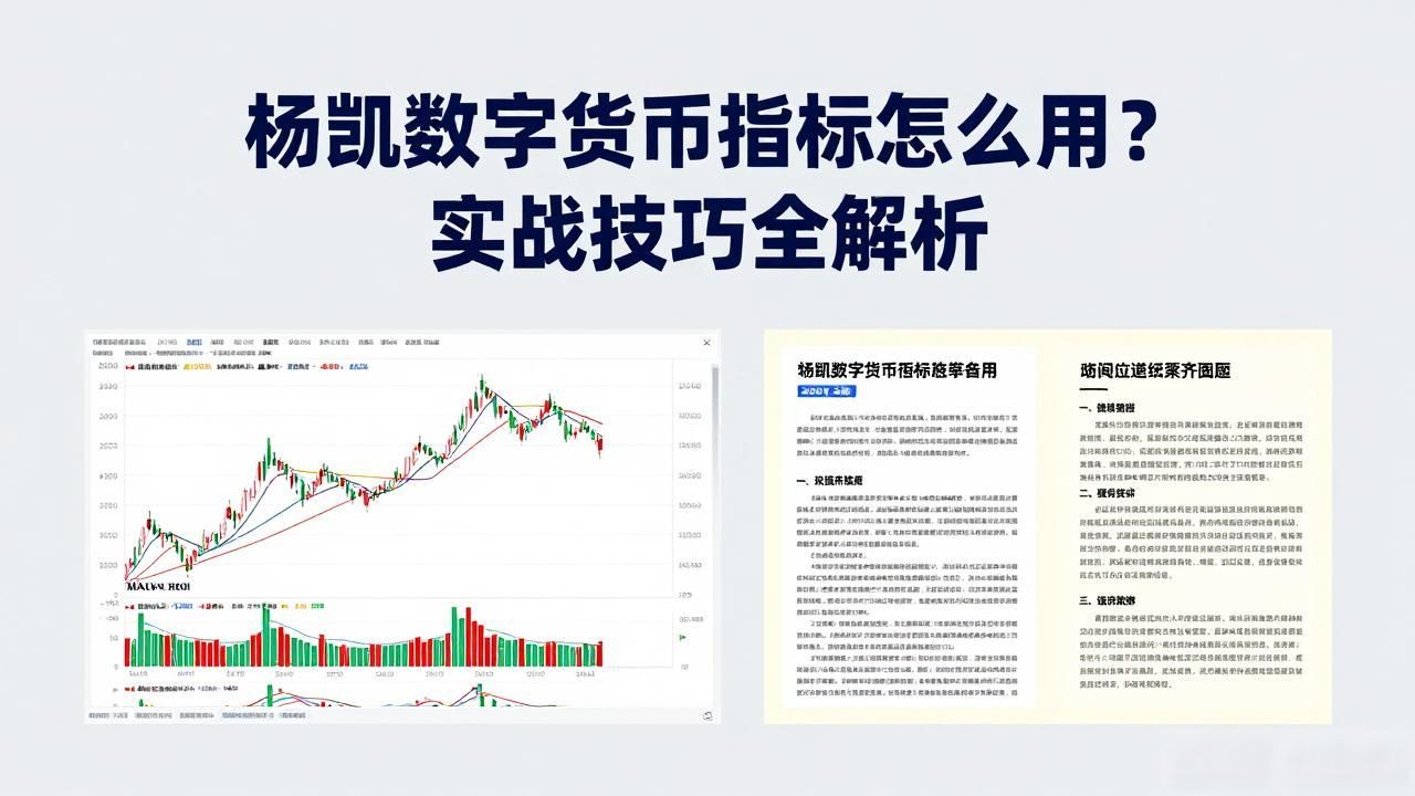 杨凯数字货币指标怎么用？实战技巧全解析