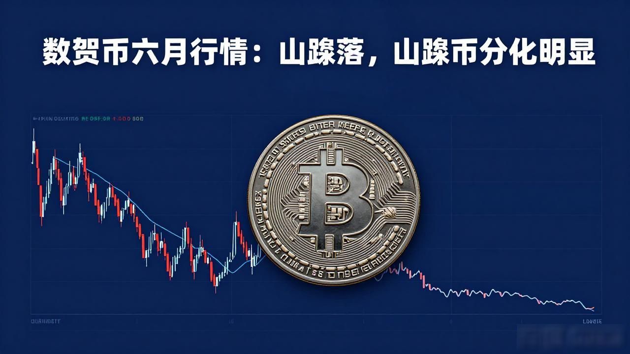 数字货币六月行情：比特币冲高回落，山寨币分化明显