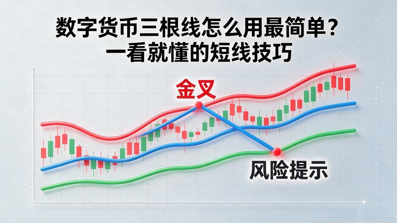 数字货币三根线怎么用最简单？一看就懂的短线技巧