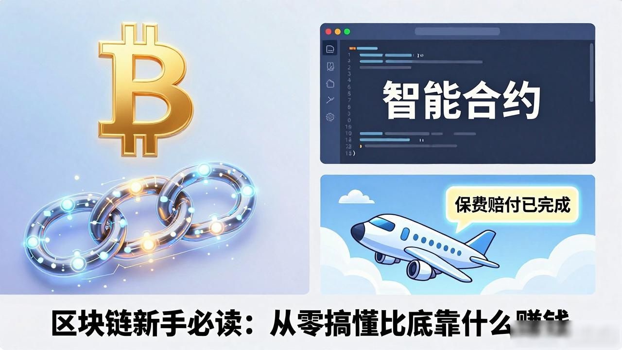 区块链新手必读：从零搞懂比特币到底靠什么赚钱