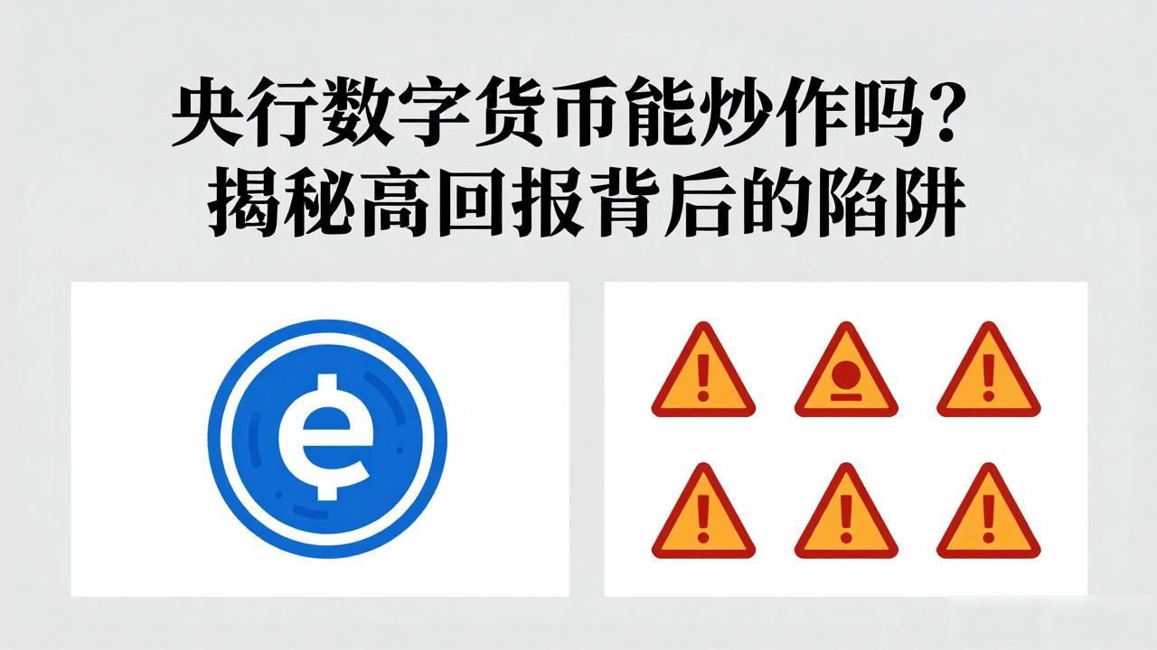 央行数字货币能炒作吗？揭秘高回报背后的陷阱