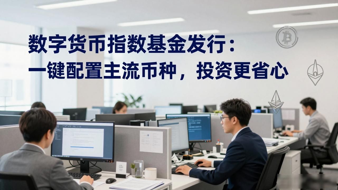 数字货币指数基金发行：一键配置主流币种，投资更省心