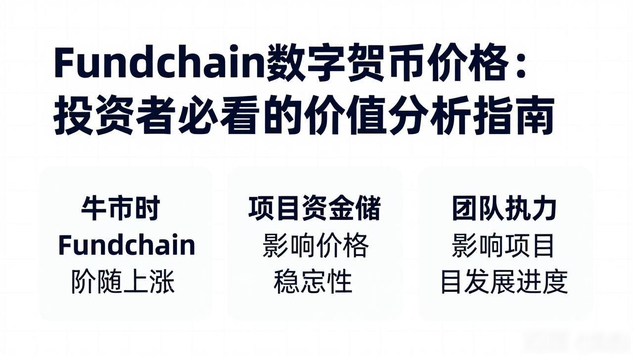 Fundchain数字货币价格：投资者必看的价值分析指南