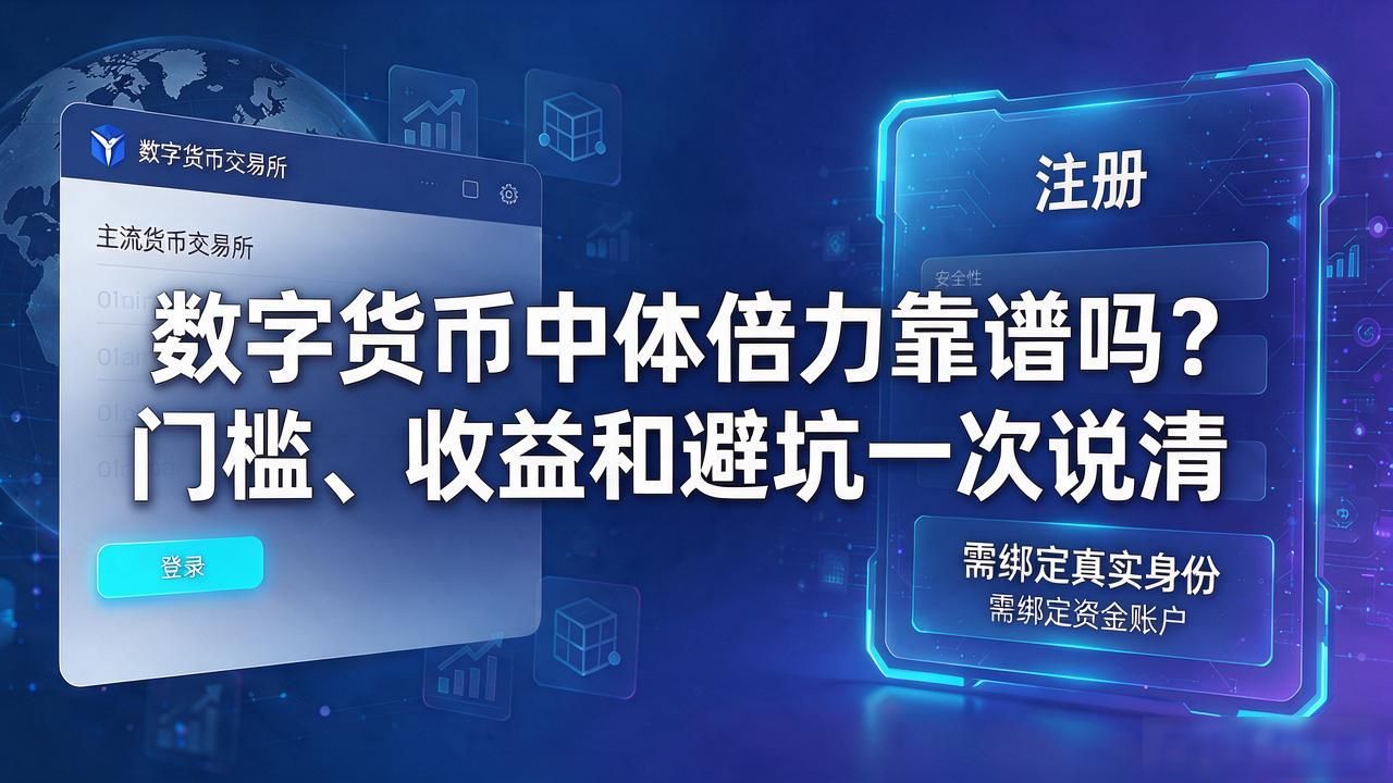 数字货币中体倍力靠谱吗？门槛、收益和避坑一次说清