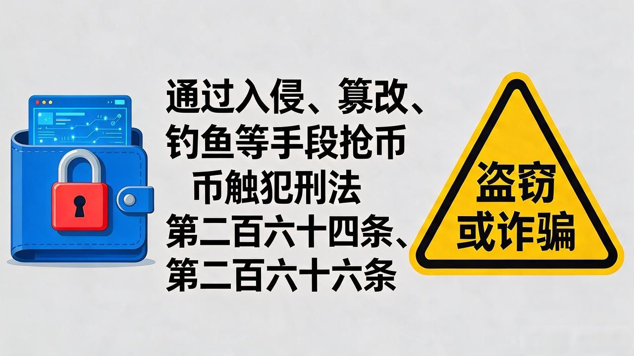 抢占数字货币违法吗？不是所有抢法都一样，这三种碰了要进局子