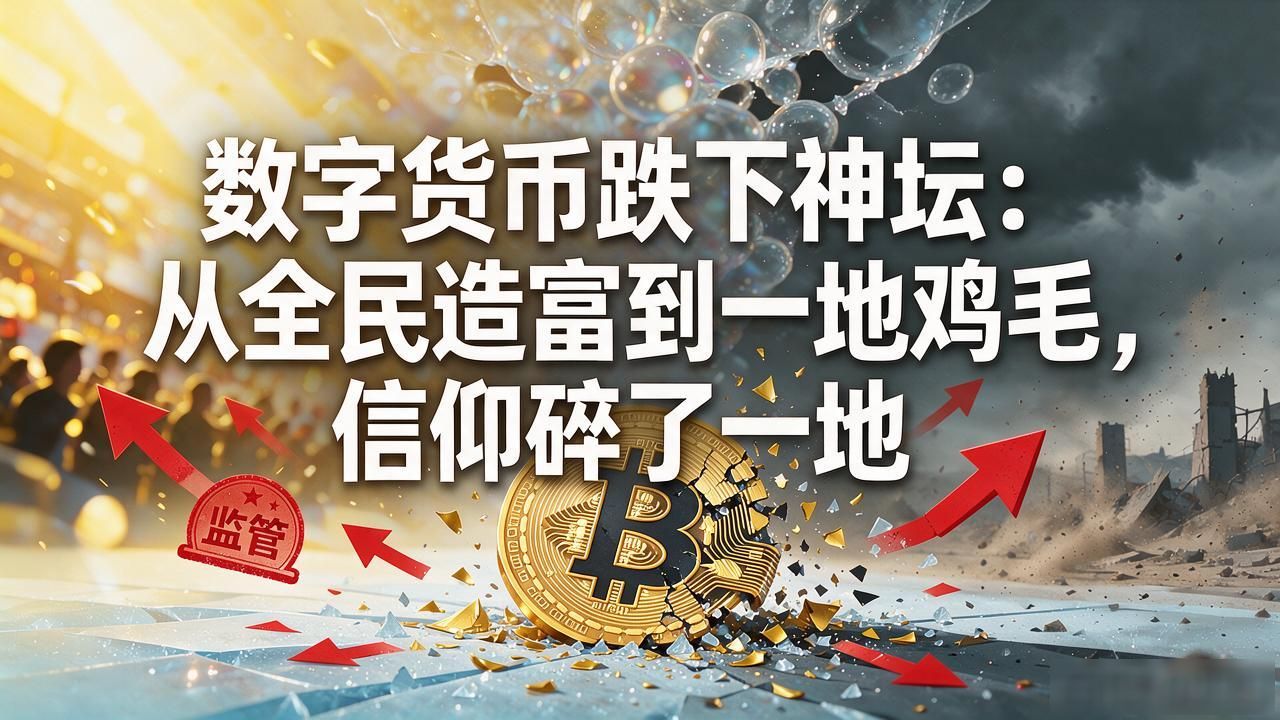 数字货币跌下神坛：从全民造富到一地鸡毛，信仰碎了一地
