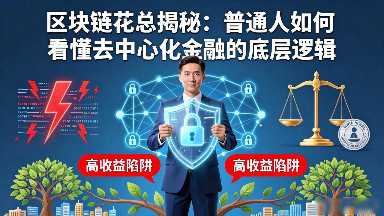 区块链花总揭秘：普通人如何看懂去中心化金融的底层逻辑