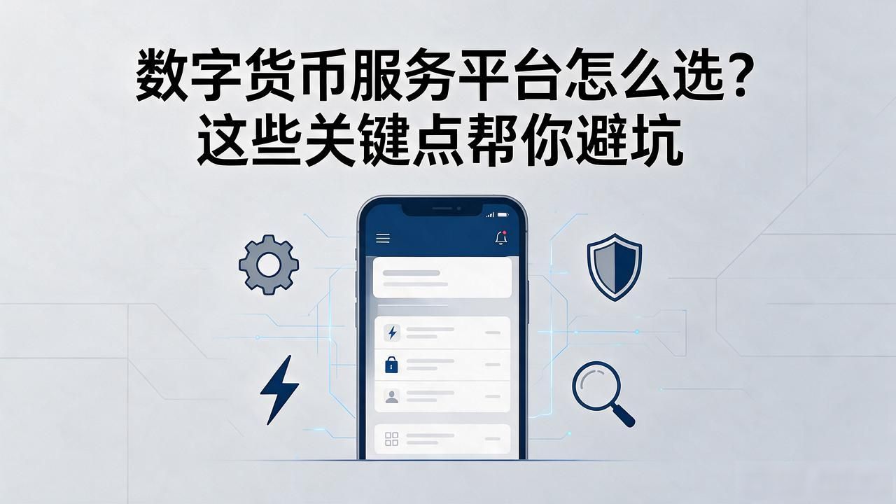 数字货币服务平台怎么选？这些关键点帮你避坑