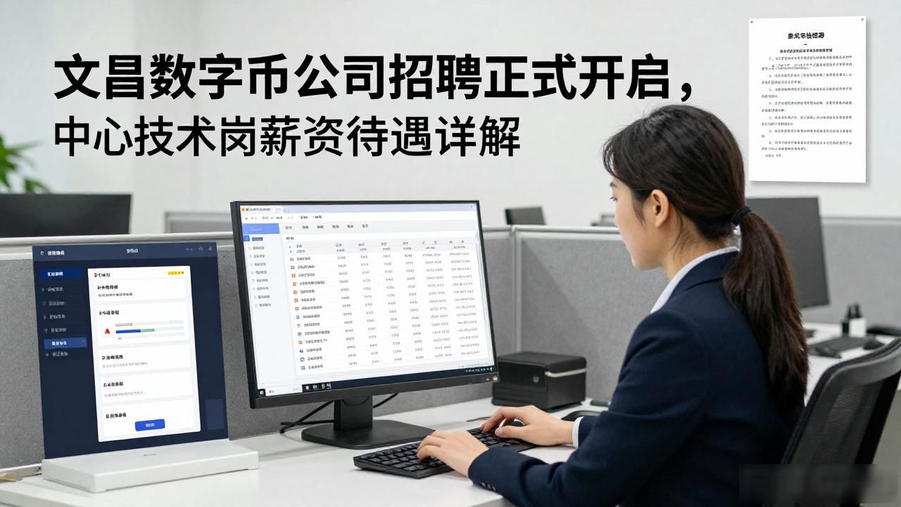 文昌数字货币公司招聘正式开启，核心技术岗薪资待遇详解