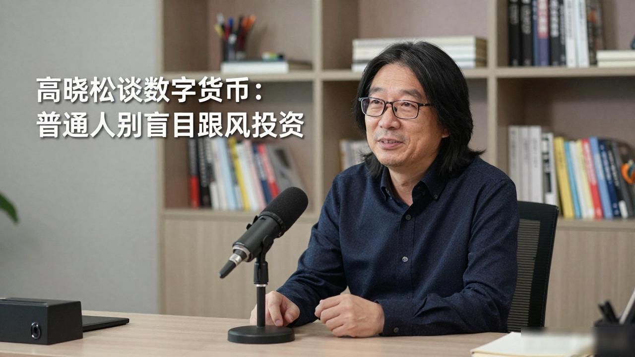 高晓松谈数字货币：普通人别盲目跟风投资