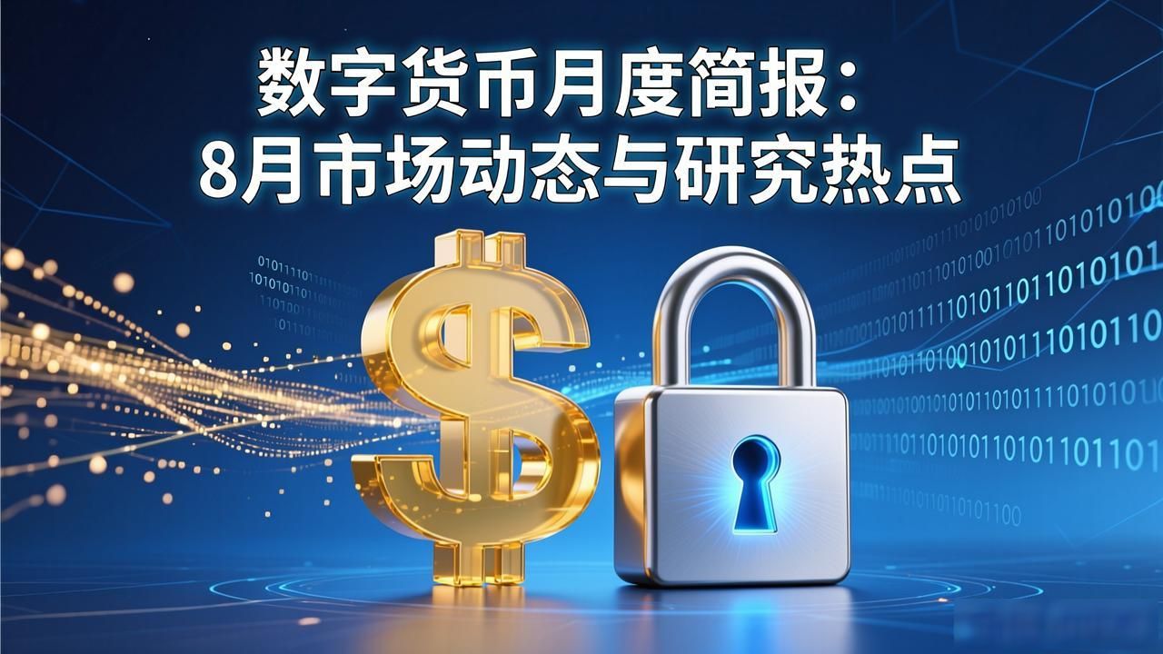 数字货币月度简报：8月市场动态与研究热点