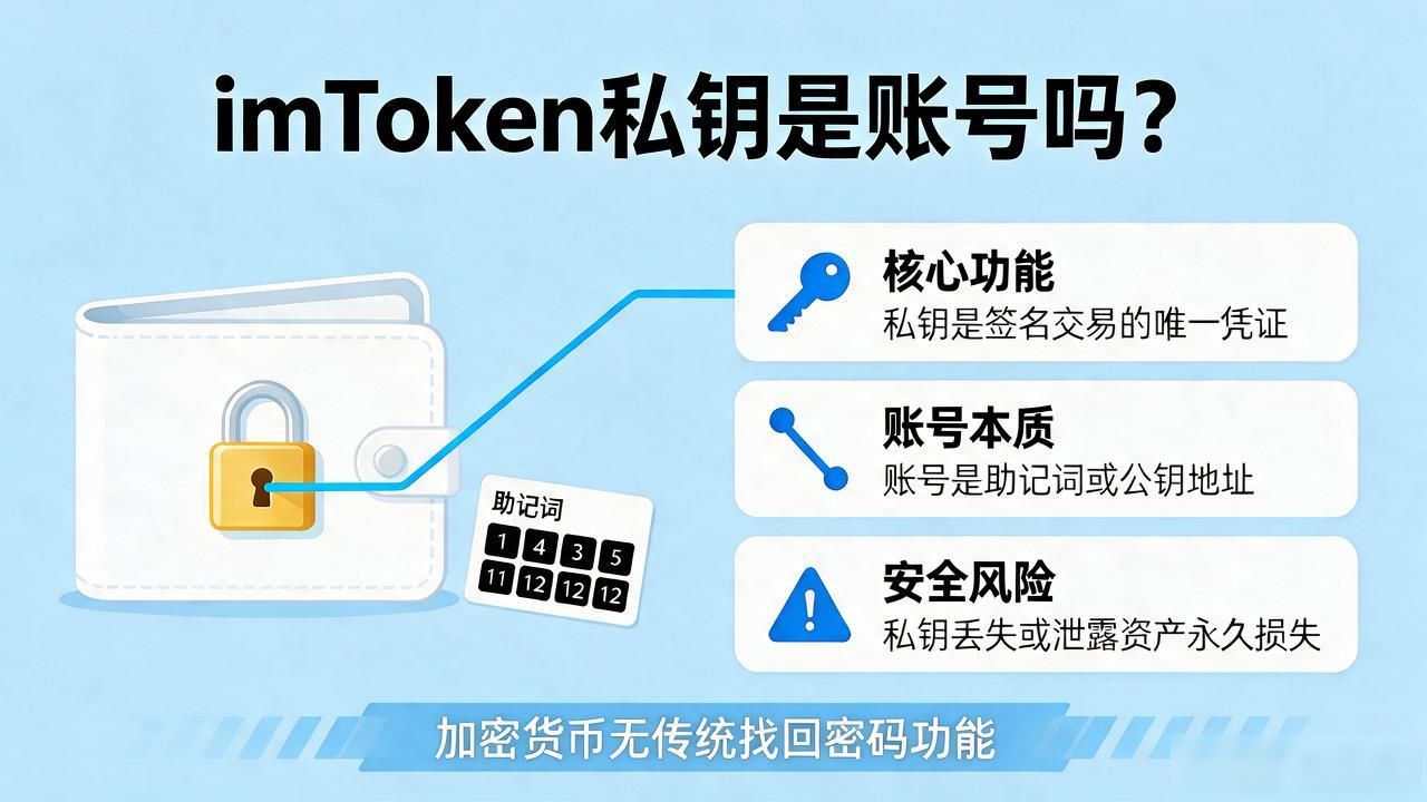 imToken私钥到底是不是你的账号？一文说清楚