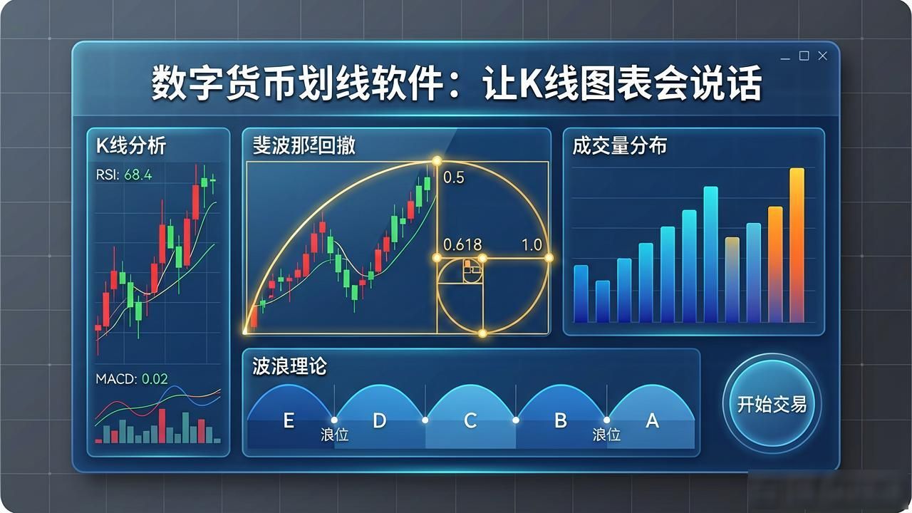 数字货币划线软件：让K线图表会说话