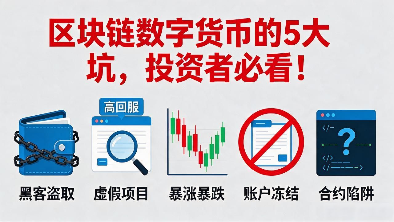 区块链数字货币的5大坑，投资者必看！
