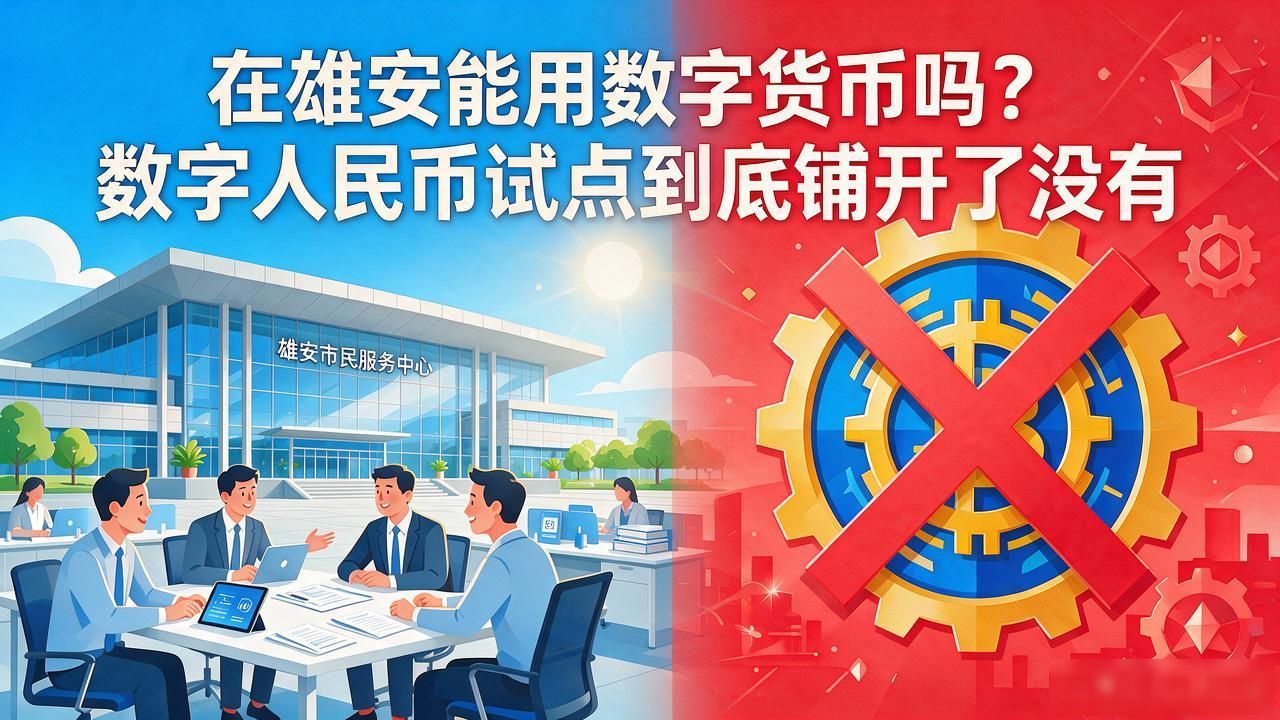 在雄安能用数字货币吗？数字人民币试点到底铺开了没有