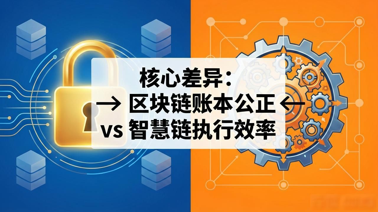 区块链与智慧链到底有啥不同？一文看懂核心差异