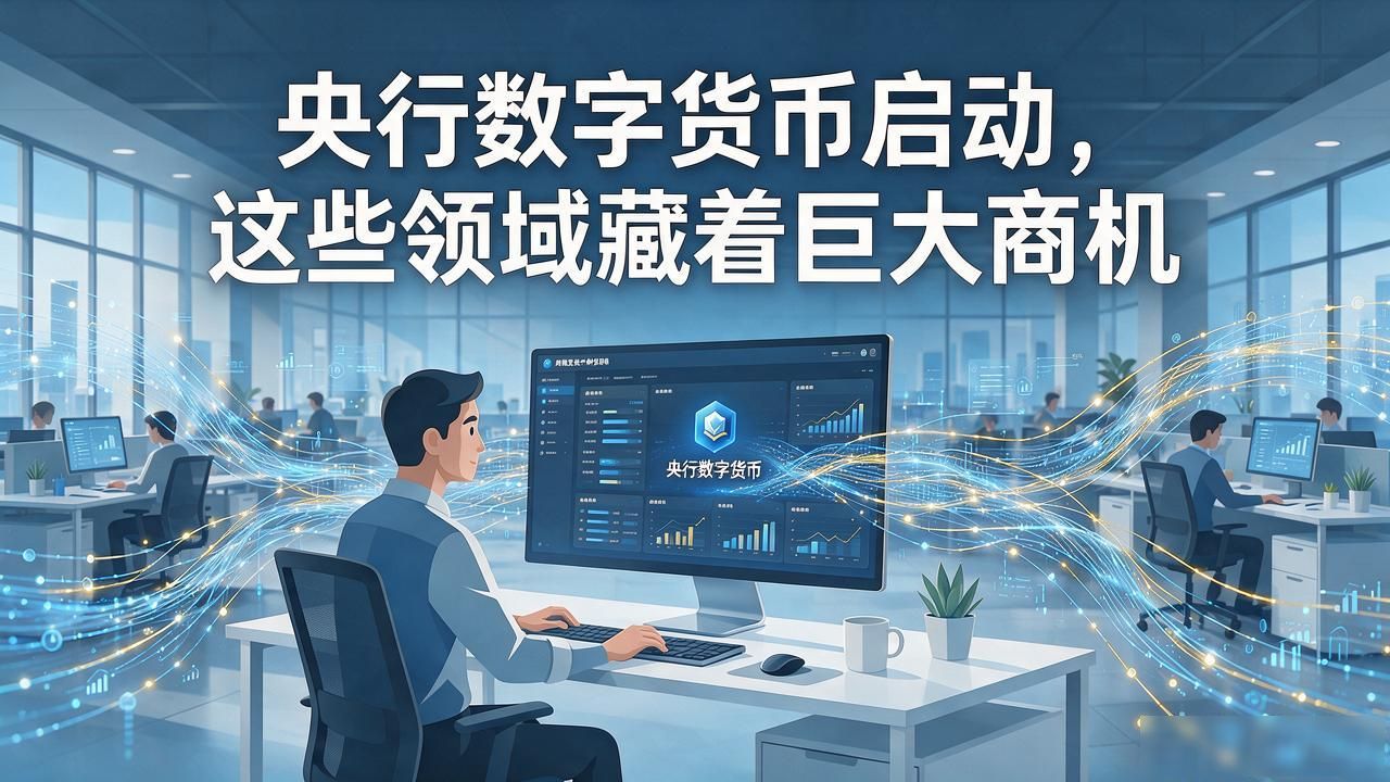 央行数字货币启动，这些领域藏着巨大商机