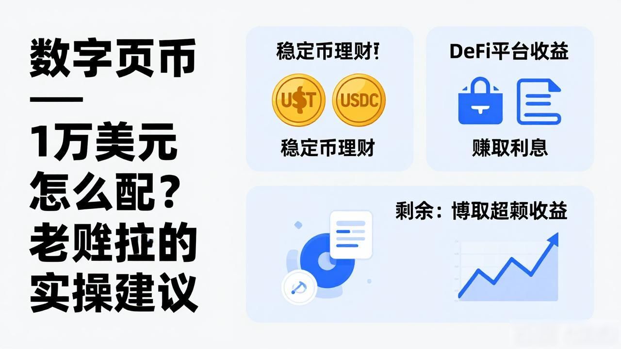 数字货币1万美元怎么配？老韭菜的实操建议