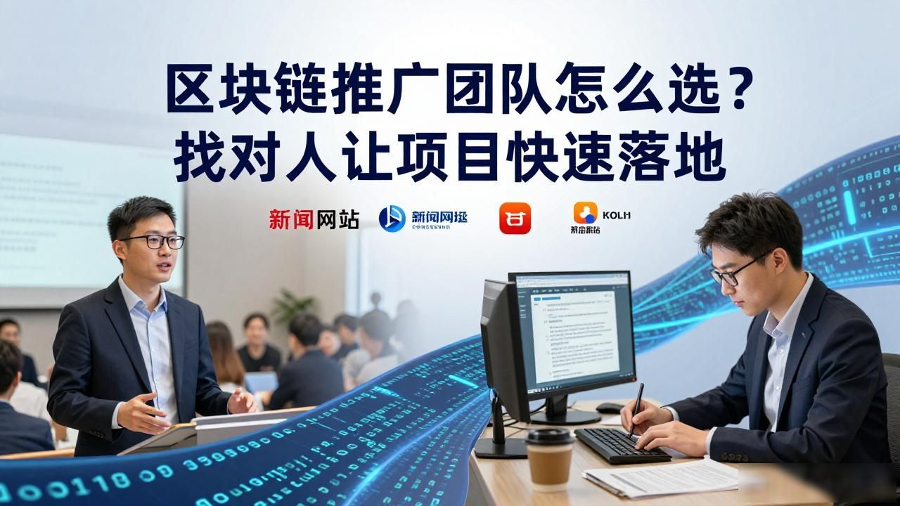 区块链推广团队怎么选？找对人让项目快速落地