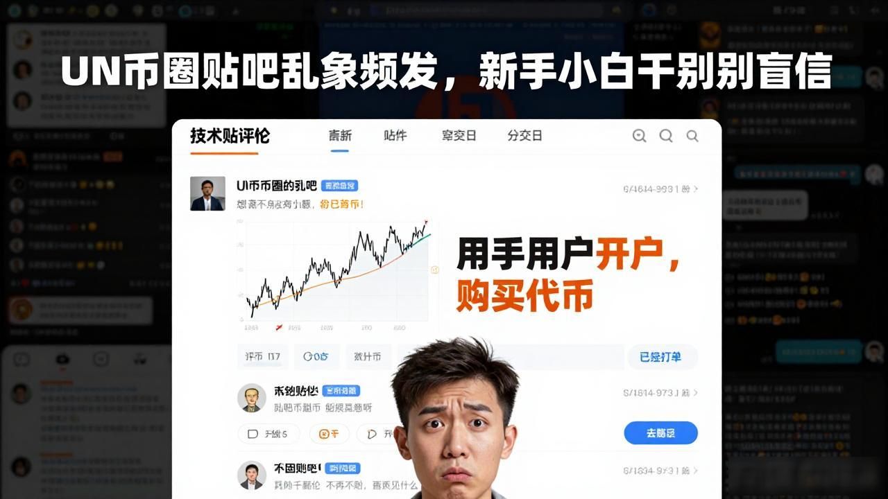 UN币圈贴吧乱象频发，新手小白千万别盲信