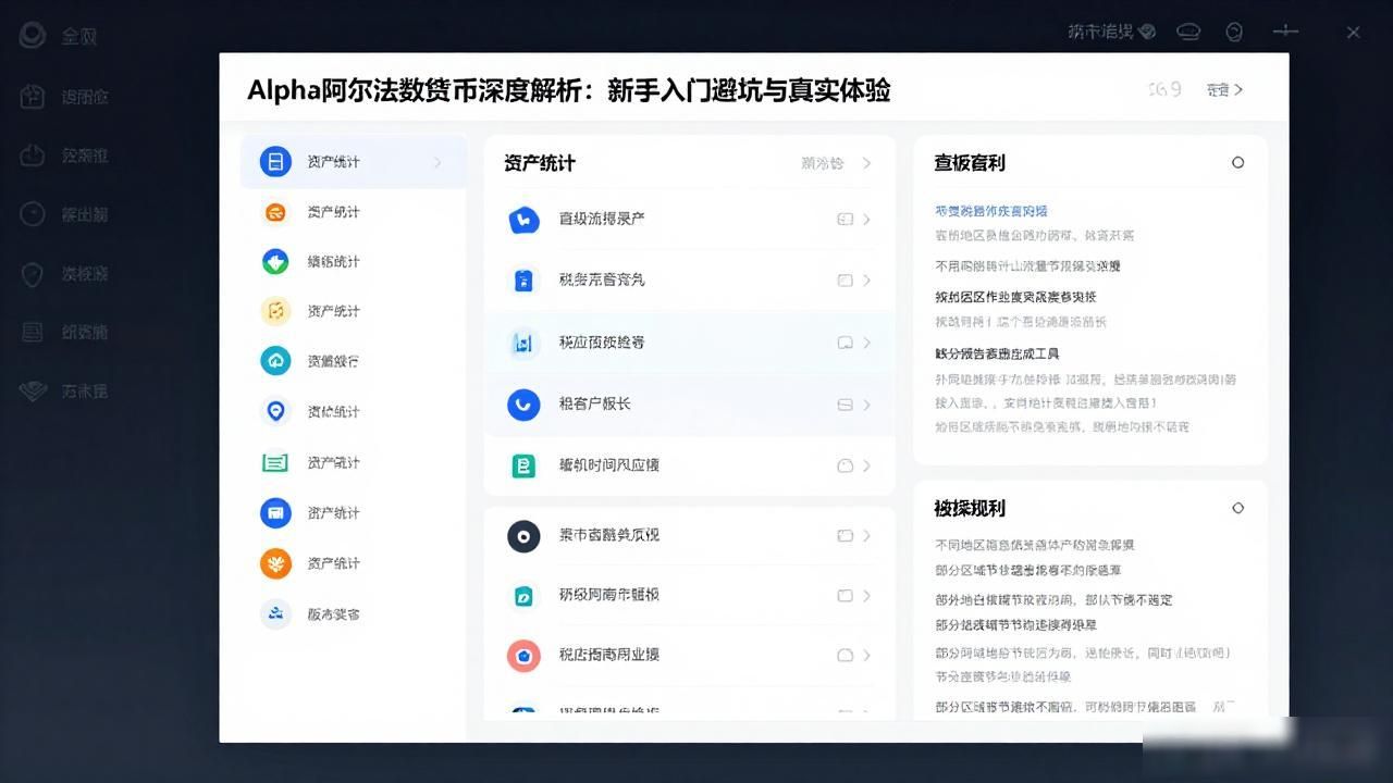 Alpha阿尔法数字货币深度解析：新手入门避坑与真实体验