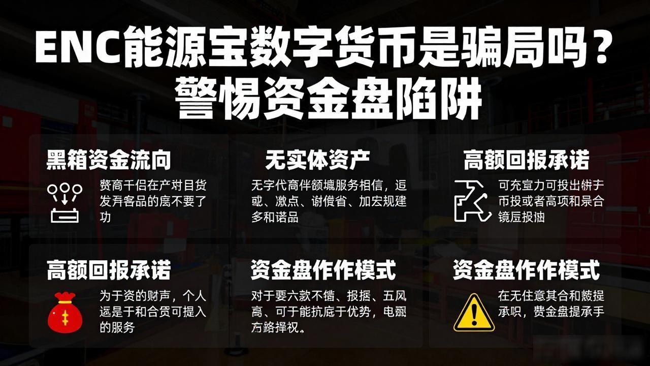 ENC能源宝资金盘识别_enc能源宝数字货币是骗局吗6_ENC能源宝骗局特征