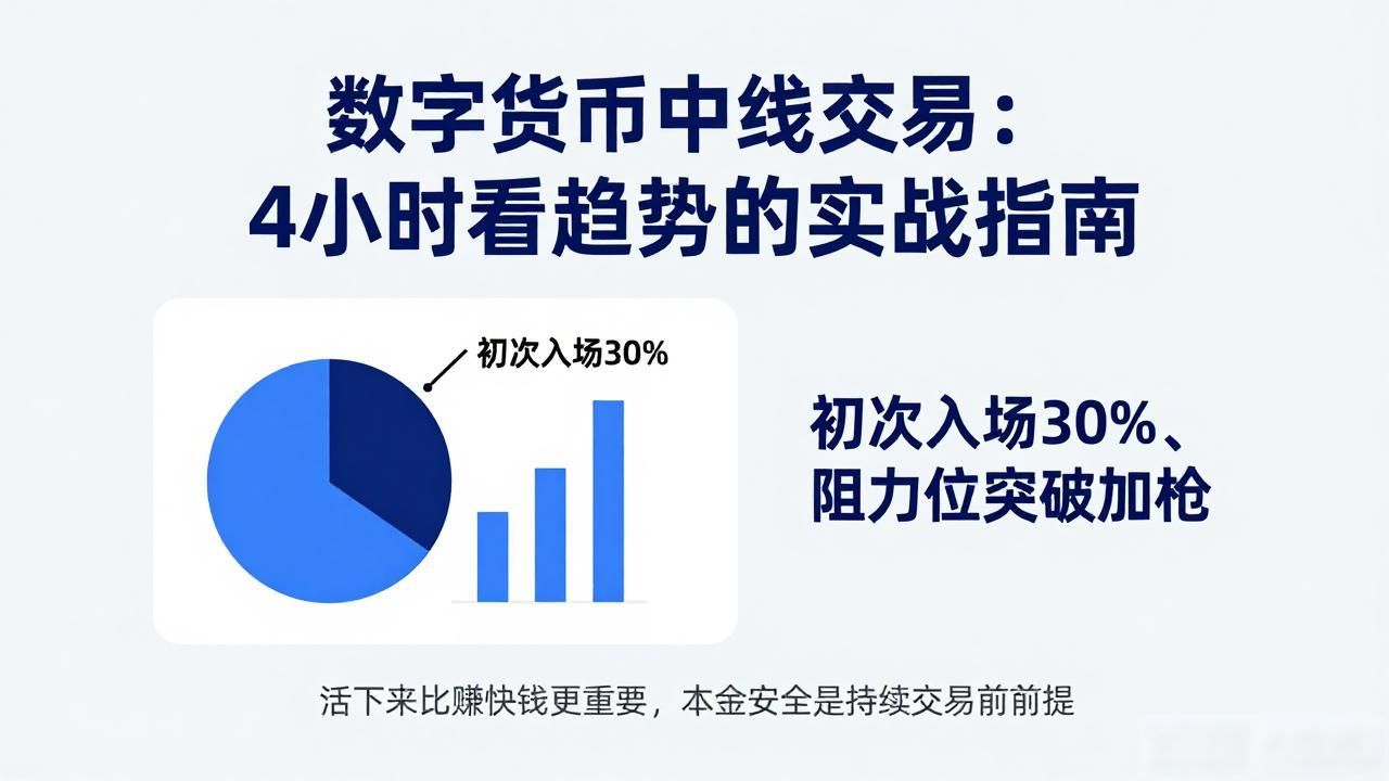 4小时K线捕捉主升浪_币圈中线交易策略_数字货币中线时间周期