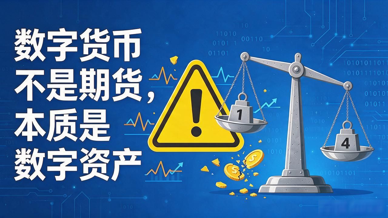 数字货币不是期货，本质是数字资产