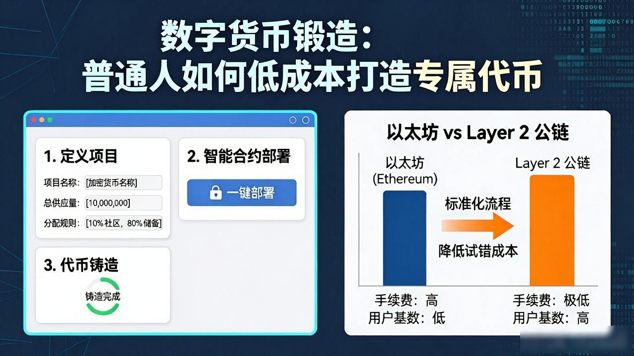 数字货币锻造：普通人如何低成本打造专属代币