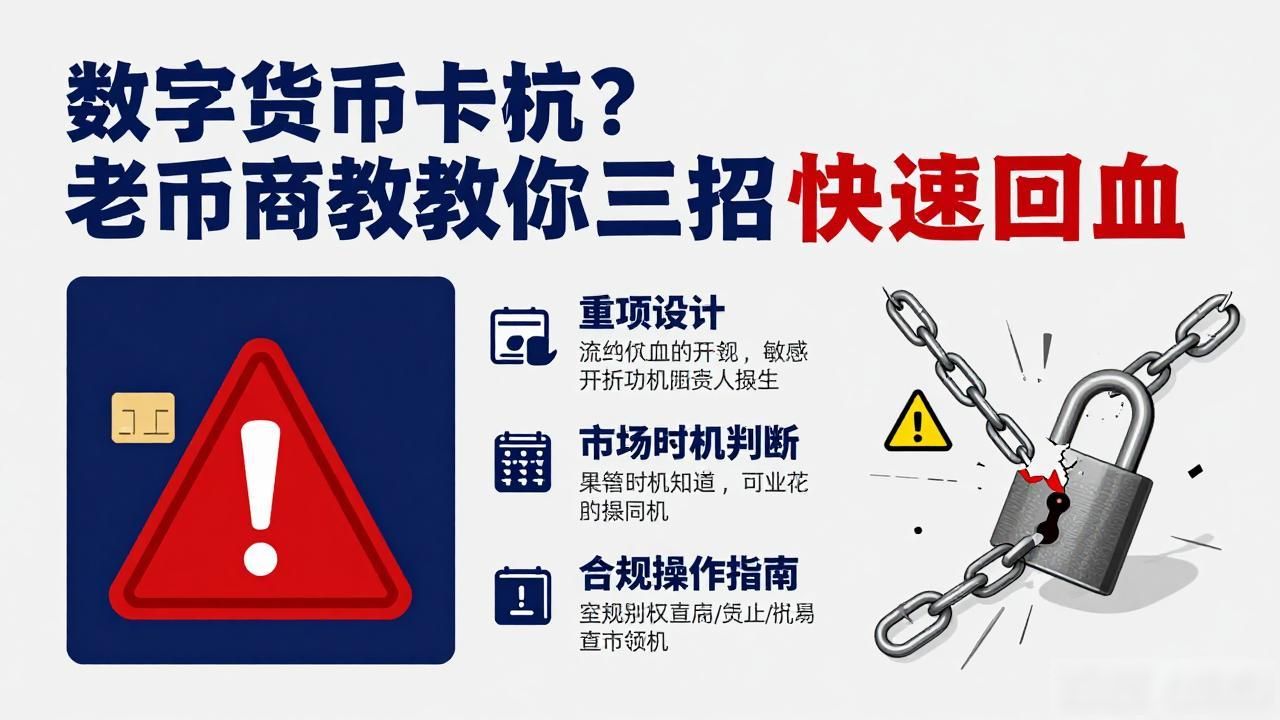 数字货币卡壳？老币商教你三招快速回血