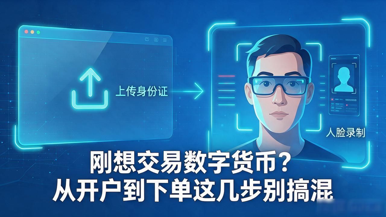 刚想交易数字货币？从开户到下单这几步别搞混