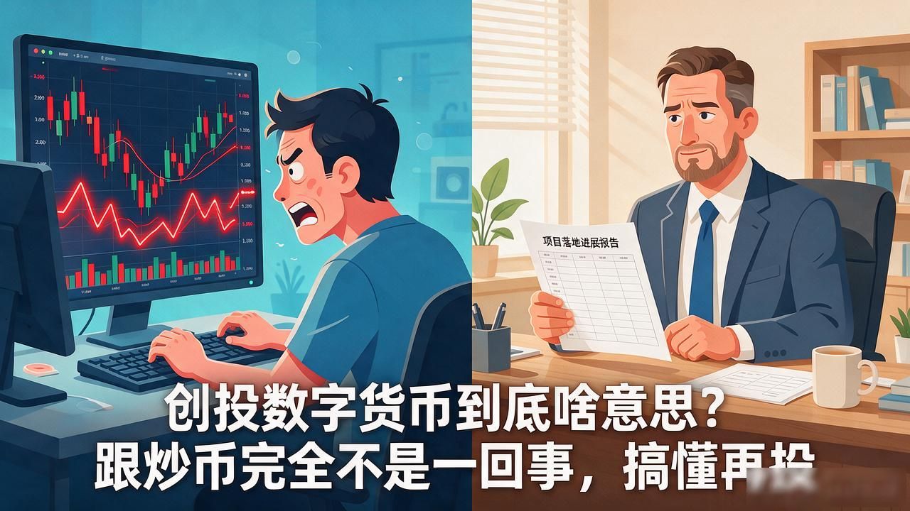 创投数字货币到底啥意思？跟炒币完全不是一回事，搞懂再投